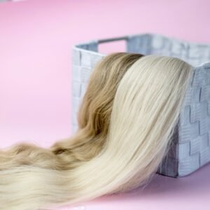 Bundle de cabello castaño/marrón 100% humano
