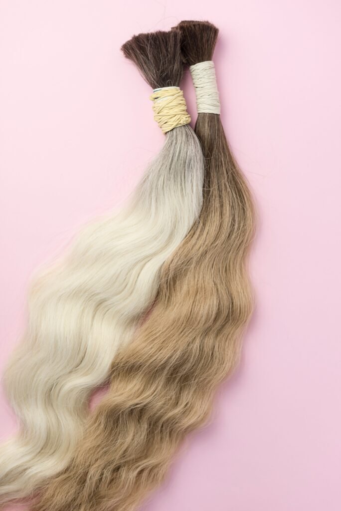 Bundle de cabello rubio 100% humano